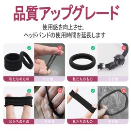 YISCOKO Adult Hair Elastics, Non-Trace Hair, Stylish, High Elasticity Set, Hair Elastic, Hair Accessories, Ribbon, Brown Rubber, Simple, Won't Cut (5 Colors, 50 Pieces)