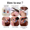 3pcs Blank Sticker DIY Adhesive Sticker Nail Profession use Drawing