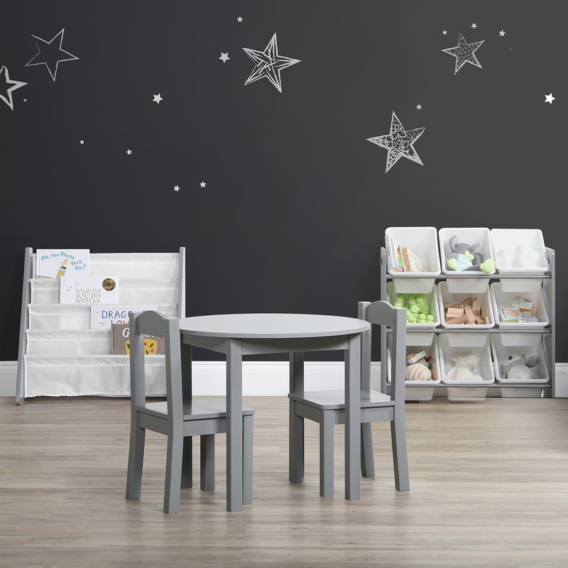 Humble Crew 9-Bin Toy Organizer – Inspire Grey with White