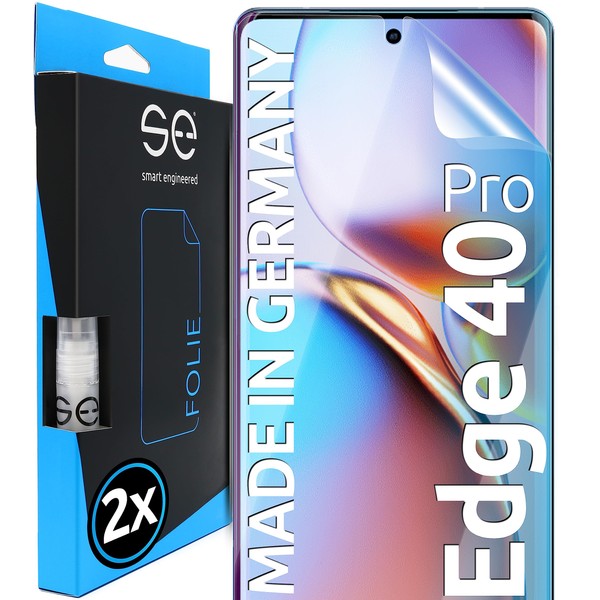 2x se® 3D Protective Film Transparent for Motorola Edge 40