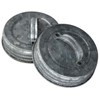 Galvanized Canister Handle Lid For Mason, Canning Jars (4 Pack,