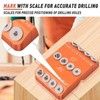 Angled Drill Guide Jig Multifunctional Aluminum Alloy 30 45 90