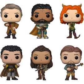 Funko Pop! Dungeons and Dragons Honor Among Thieves: - Set of 6 - Edgin, Holga, Simon, Doric, Xenk and Forge