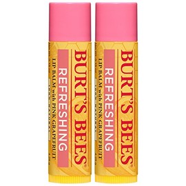Burt's Bees Bálsamo Labial - Pomelo Rosa - 0.15 oz - Paquete de 2