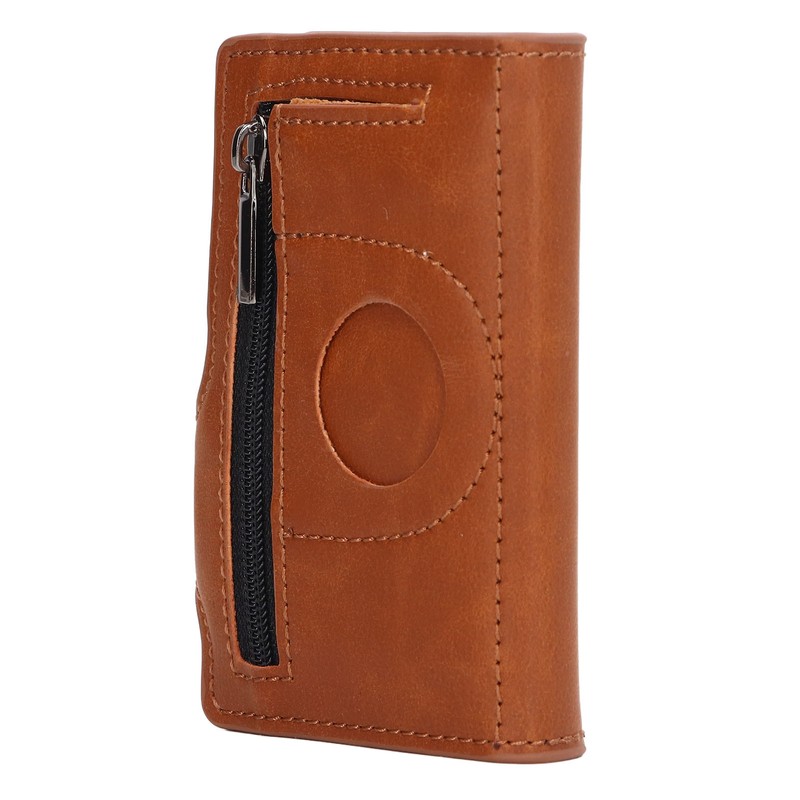 Wallet Aluminium Alloy PU Anti Lost Ultra Thin ID Credit