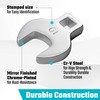 DURATECH 10 Piece 3/8" Drive Crowfoot Spanner Set, Open End