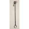 youremodel Shower Curtain Rod Ceiling Support (Polished Chrome) Choose from