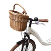 KLICKfix Farradtasche Weidenkorb Mini Lenkerkorb, Braun, 13 Liter