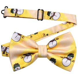 Branduce Men's Christmas Bow ties Festival Theme Printed Bowties Pre-Tied Party Bow Tie (BB04-48)