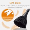 Elecom KBR-013AS Cleaner Brush, Anti-static Fiber, Rotating Type, 2-Way, Includes