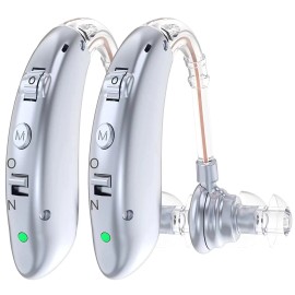 K&FCOPTEE Seniors Hearing Aids Rechargeable Invisible Vioce Amplifiers Noise Cancelling