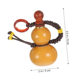 JECOMPRIS Natural Feng Shui Gourd Decoration Pendant for Car Interior Mini Hanging Ornament Lightweight Calabash Gourd Home Decor Accessory