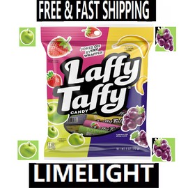 Laffy Taffy Candy Assorted Fruit Flavors Individually Wrapped Mini Bars 6 Ounce Bag