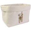 Azeeda Large 'Jack Russell with Tennis Ball' Canvas Organiser/Storage Bag