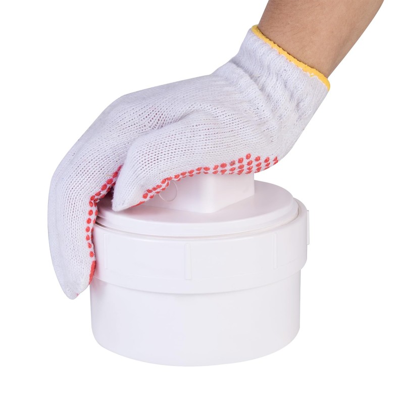 YullSorom 4" PVC Sewer Cleanout cap, DWV Flush Sewer Cleanout