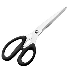 Shimomura Industry PG-403 Professional Grade Yakiniku Scissors, 9.4 inches (240 mm), Disassembly, Black, Dishwasher Safe, Made in Niigata, Tsubamesanjo