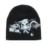 Milani Skulls & Choppers Tattooed Beanie Black