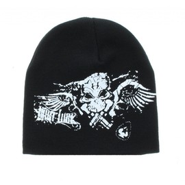 Milani Skulls & Choppers Tattooed Beanie Black