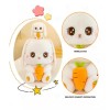 Jextech Peluche Conejo Con Zanahoria Grande Tierno Kawai Jumbo 75cm