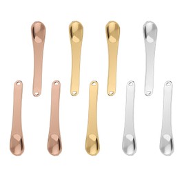 9 Pieces Makeup Mask Spoon Metal Makeup Spoon Face Cream Cosmetic Spoon Useful Cosmetic Spatulas for Face Mask Cream Lotions Moisturizers