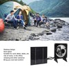 Solar Panel Fan Mini USB Outdoor Portable Cooling Fan Desktop