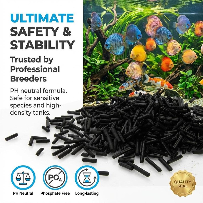 Sukh 310g Acid Free Activated Carbon Pellets - Activated Charcoal
