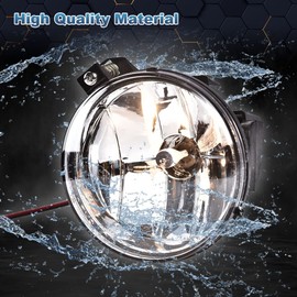 PIT66 Fog Light, Compatible with Dodge 01-03 Dakota R/T/02,04 Dakota SXT/01-04 Dakota/04 Dakota/01 Durango Base/03 Durango SXT/01-03 Durango/02-03 Durango Left Side Bumper Fog Light Lamp