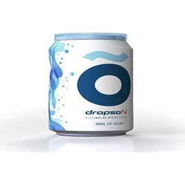 Dropson 100% Natural Microfilter Membrane Tap Water Filter Can 300 Litres Filtered Water Monitoring with Smartphone 1L/min