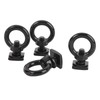 4PCS T Track Mount Tie Down Anchor for Roof Rack,