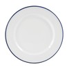 Everyday White by Fitz and Floyd Bistro Blue Band 12