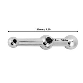 D26 Milling Machine Ball Table Handle Three Ball Crank Handle for Bridgeport Milling Machine 16mm Hand Wheel Hole Dual Power Accessories