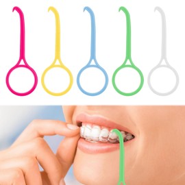 Aligner Removal Tool 5 Pcs Retainer Remover Tool Orthodontic Aligner Removal Tool Aligner Chewies for Oral Care Dental Cleaning Travelling Home Use (5colors)