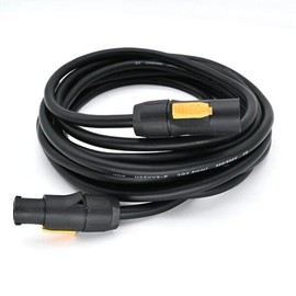 TrueOne IP65 방수 야외용 12AWG 파워콘 트루1 전원 케이블 3피트 6피트 10피트 남성-여성 내구성 123 트루원 커넥 [02 6ft] IP65 Waterproof Outdoor 12AWG PowerCon True1 Power Cable 3ft 6ft 10ft Male-Female Durable 123 TrueOne Connect [02 6ft]