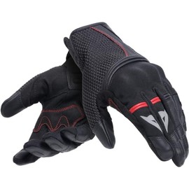 Dainese - Namib Gloves Summer Motorcycle Gloves with Elastic and Ventilated Fabric Touch Screen Man Black/Black, XXXL