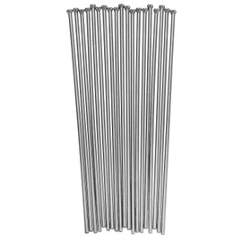 sourcing map 20pcs Descaling Needles 3mm x 7" Manganese Steel Replacement Needles for Needle Scaler Air Needle Scaler Fittings Flat Point for Removing Rust Paint Weld Slag