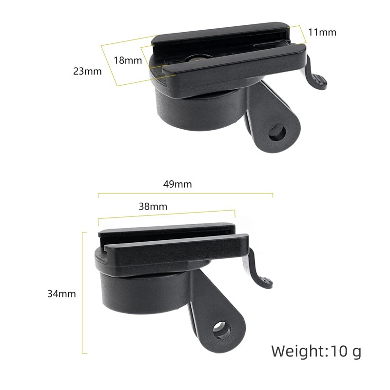 YYunying Bicycle Light Mount Adapter Compatible with TWIN KLE Series