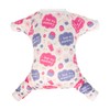 CuteBone Small Dog Pajamas Shirt Stretchy Summer Puppy Pjs Soft Cat Onesies Pet Clothes for Daily Wear DA18L