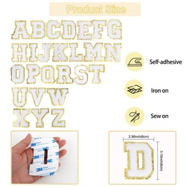 26 Pieces Large Iron On Letters A-Z 8cm,Iron On Patches,Iron On Letters for Clothes,Sew On Patches,Sew On Letters,Iron On Patch,Felt Letters,Fabric Letters,Stick On Letters for Fabric DIY Craft