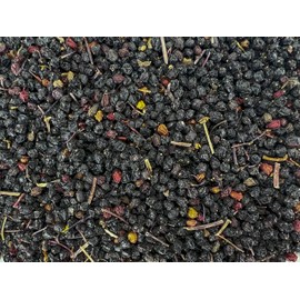 U.S. Wellness Naturals Elderberries – 1lb (Real Wild Harvest) | 100% USDA Certified Organic | Bulk Black Dried Elderberry | for Making Elder Syrup, Gummies, Tea - Raw Vegan Sambucus Nigra