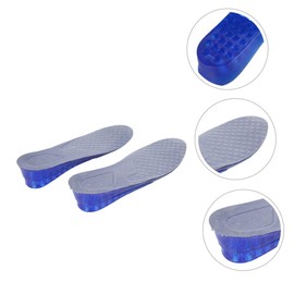 Ipetboom 1 Pair Detachable Height Increase Insoles Honeycomb Shoe Lift Pads for Men Women Invisible Breathable Design Comfortable Shockproof Support for Daily Wear Blue