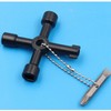 Eabdice Pack of 2 cross keys, universal keys, 4-way keys,