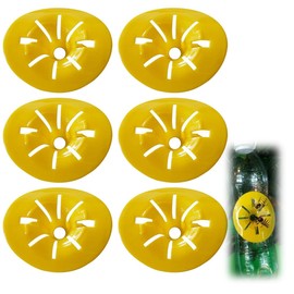 GXGM Pack of 6 Dummy Wasp Nest, Wasp Trap, Can Be Made Yourself, Bee Trap, Flower Design, for Outdoor Use or Well Ventilated Areas