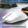 Gaming Mouse Wired, Lightweight RGB Gaming Mouse, 4 Adjustable DPI