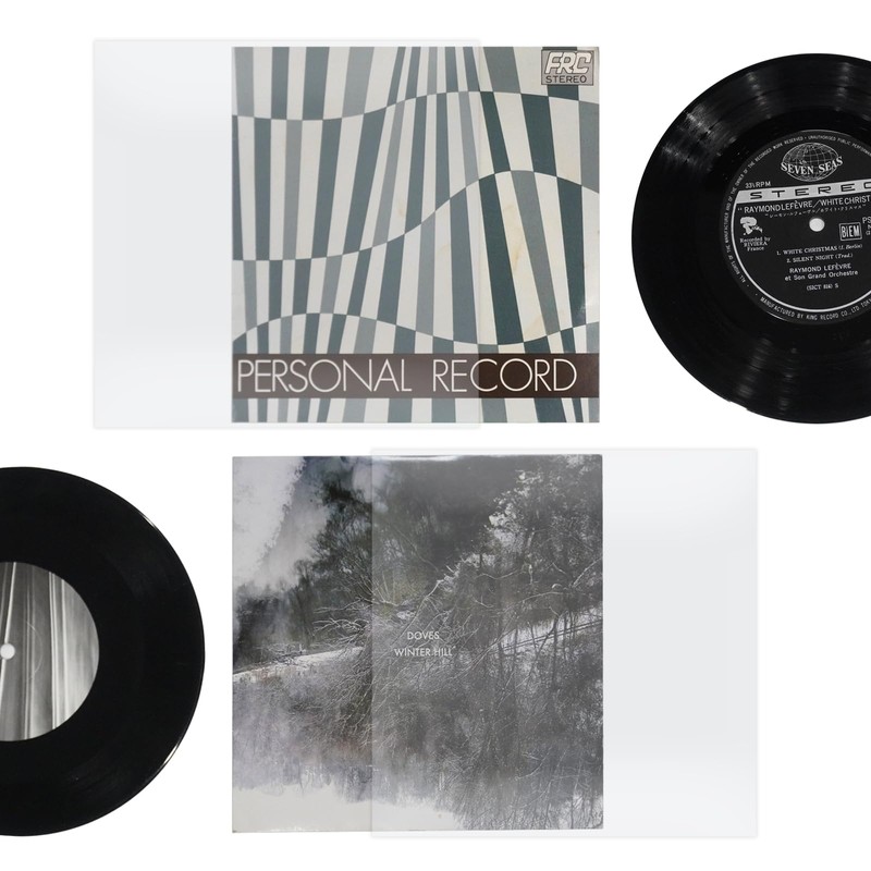7 Inch Record Outer Bags for EP 50 Pack Double