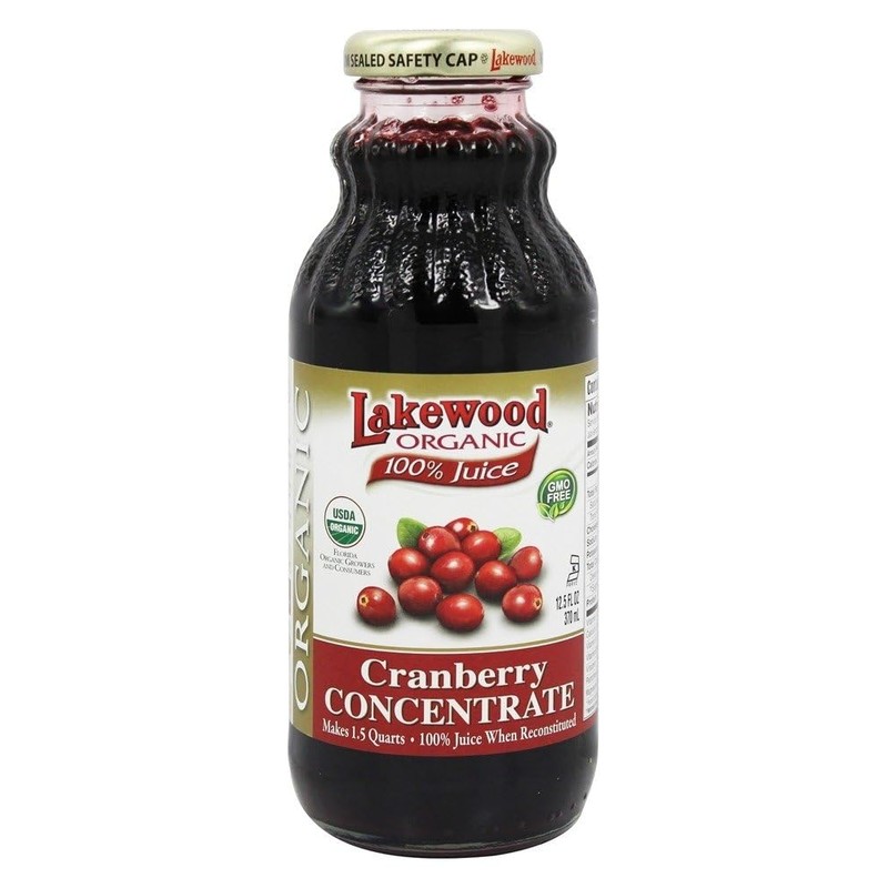 LAKEWOOD Organic Cranberry Juice, 12.5 FZ
