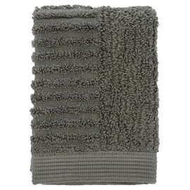 Zone Denmark Classic 100% Cotton Wash Cloth, Small Hand Towel, Olive Green, 30 x 30 cm