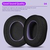 JHK Professional Earpads Cushions Replacement for WH-1000XM5 (WH1000XM5) Over-Ear Headphones
