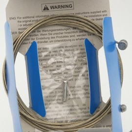 Shimano Y80098410 Steel Brake Inner Cable, 0.06 inches (1.6 mm) x 80.7 inches (2050 mm), 10 Pack, Double-End Type