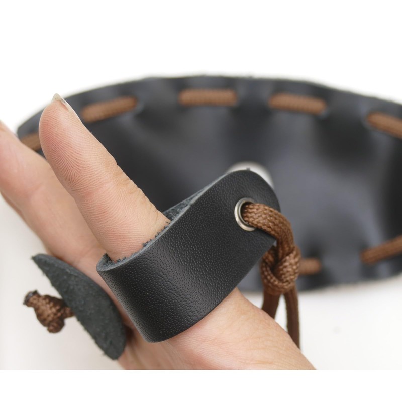 Handmade Leather Throwing Sling Old Fashioned Slingshot Rock Sling (1