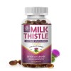 LUKAREE Organic Milk Thistle Liver Detox Supplement Plus Dandelion Extract